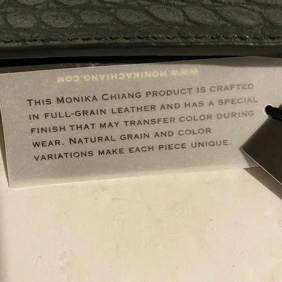 Monika Chiang NWT neroshsi leather clutch bag - Picture 10 of 12